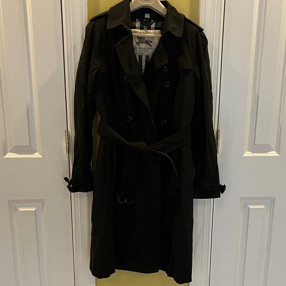 Burberry Black Trench Coat